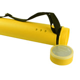 Maxbell Extendable Poster Tube Poster Carrying Case for Blueprints Drafting Drawings Yellow