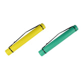 Maxbell Extendable Poster Tube Poster Carrying Case for Blueprints Drafting Drawings Yellow