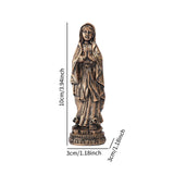 Maxbell Virgin Mary Statue Blessed Virgin Mother Mary Sculpture for Prayer Rooms Car