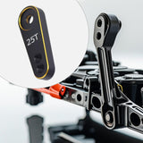 Maxbell Metal 25T Servo Arm Sturdy Replace RC Accessories for RC Hobby Car DIY Accs Black Gold