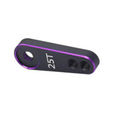 Maxbell Metal 25T Servo Arm Sturdy Replace RC Accessories for RC Hobby Car DIY Accs Black and Violet