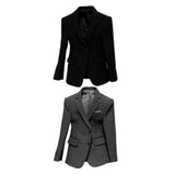 Maxbell 1/6 Scale Figure Clothes Suit Coat Mini Fashion for 12inch Male Dolls Figure Black