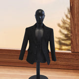 Maxbell 1/6 Scale Figure Clothes Suit Coat Mini Fashion for 12inch Male Dolls Figure Black