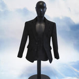 Maxbell 1/6 Scale Figure Clothes Suit Coat Mini Fashion for 12inch Male Dolls Figure Black