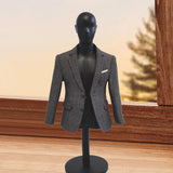 Maxbell 1/6 Scale Figure Clothes Suit Coat Mini Fashion for 12inch Male Dolls Figure Gray