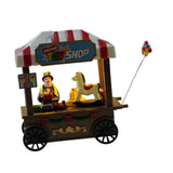 Maxbell Christmas Scene Snow House Scene Decoration Glowing Miniature Resin Ornament Toy Shop