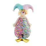 Maxbell Christmas Clown Doll Arts Handmade for Parties Window Display Christmas Gift L