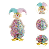 Maxbell Christmas Clown Doll Arts Handmade for Parties Window Display Christmas Gift L