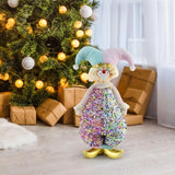 Maxbell Christmas Clown Doll Arts Handmade for Parties Window Display Christmas Gift M