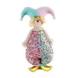 Maxbell Christmas Clown Doll Arts Handmade for Parties Window Display Christmas Gift M