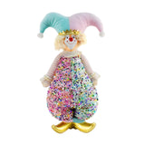 Maxbell Christmas Clown Doll Arts Handmade for Parties Window Display Christmas Gift M