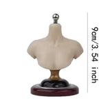 Maxbell 1/6 Half Bust Base Stand Accessories for Photographing Exhibition Collection 9cm