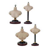 Maxbell 1/6 Half Bust Base Stand Accessories for Photographing Exhibition Collection 9cm