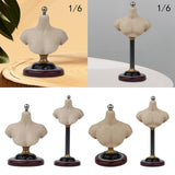 Maxbell 1/6 Half Bust Base Stand Accessories for Photographing Exhibition Collection 9cm