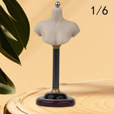 Maxbell 1/6 Half Bust Base Stand Accessories for Photographing Exhibition Collection 16cm