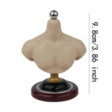 Maxbell 1/6 Half Bust Base Stand Accessories for Photographing Exhibition Collection 9.8cm