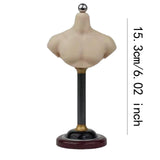Maxbell 1/6 Half Bust Base Stand Accessories for Photographing Exhibition Collection 15.3cm