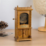 Maxbell Wooden Engraved Music Box Hand Crank for Spring Festival Wedding Anniversary