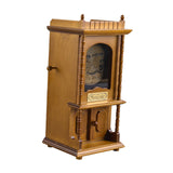Maxbell Wooden Engraved Music Box Hand Crank for Spring Festival Wedding Anniversary