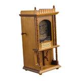 Maxbell Wooden Engraved Music Box Hand Crank for Spring Festival Wedding Anniversary