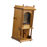 Maxbell Wooden Engraved Music Box Hand Crank for Spring Festival Wedding Anniversary