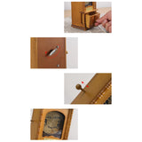 Maxbell Wooden Engraved Music Box Hand Crank for Spring Festival Wedding Anniversary