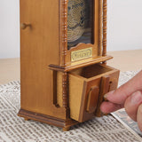 Maxbell Wooden Engraved Music Box Hand Crank for Spring Festival Wedding Anniversary