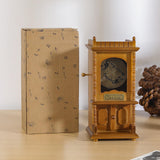Maxbell Wooden Engraved Music Box Hand Crank for Spring Festival Wedding Anniversary