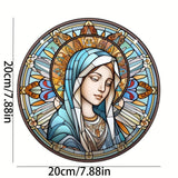 Maxbell Jesus Blessing Scene Easter Decoration Christmas Tree Pendant for Yard Women