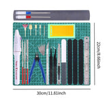 Maxbell 33Pcs Model Tools Set Professional for Car Car Model Building Model Tool Kit