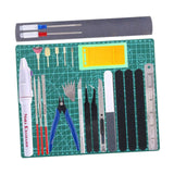 Maxbell 33Pcs Model Tools Set Professional for Car Car Model Building Model Tool Kit
