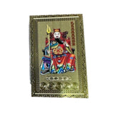 Maxbell Chinese Amulet Card Protection Religious Card Alloy Luck Card Feng Shui Card