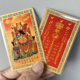 Maxbell Chinese Amulet Card 2025 Religious Card Chinese New Year Tai Sui Amulet Card