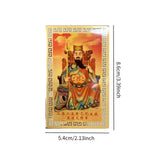 Maxbell Chinese Amulet Card 2025 Religious Card Chinese New Year Tai Sui Amulet Card