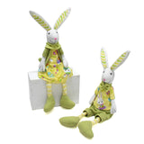 Maxbell Bunny Figurine Ornament Cute Stuffed Animal Toy for Easter Holiday Bookshelf girls