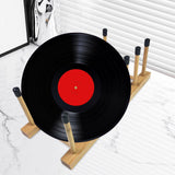 Maxbell Vinyl Storage Stand Portable Modern Desk Ornament for Bedroom Magzines files