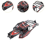 Maxbell RC Car Shell Sturdy Easy to Install Lightweight Replaces for 1:12 4WD RC Car red
