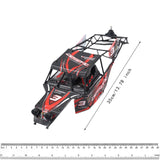 Maxbell RC Car Shell Sturdy Easy to Install Lightweight Replaces for 1:12 4WD RC Car red