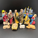 Maxbell Nativity Scene Figurine Nativity Sculpture Statue for Holiday Gift Shelf Car
