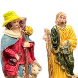 Maxbell Nativity Scene Figurine Nativity Sculpture Statue for Holiday Gift Shelf Car