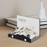 Maxbell 2025 Year Calendar Model Mount Paper Sculpture for Collectibles Home