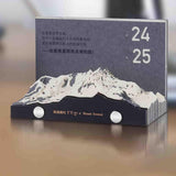 Maxbell 2025 Year Calendar Model Mount Paper Sculpture for Collectibles Home