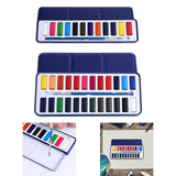 Maxbell Watercolor Paint Shading Washable Watercolor for Countryside Travel Garden 12 color