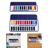 Maxbell Watercolor Paint Shading Washable Watercolor for Countryside Travel Garden 12 color