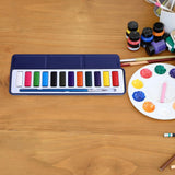 Maxbell Watercolor Paint Shading Washable Watercolor for Countryside Travel Garden 12 color