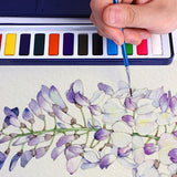 Maxbell Watercolor Paint Shading Washable Watercolor for Countryside Travel Garden 12 color