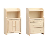 Maxbell 1:12 Dollhouse Cabinet Mini Doll Accessories Decoration for Living Room Home Style A