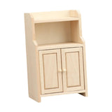 Maxbell 1:12 Dollhouse Cabinet Mini Doll Accessories Decoration for Living Room Home Style A