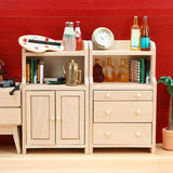 Maxbell 1:12 Dollhouse Cabinet Mini Doll Accessories Decoration for Living Room Home Style A