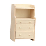 Maxbell 1:12 Dollhouse Cabinet Mini Doll Accessories Decoration for Living Room Home Style B